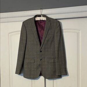 Classic Men's Plaid Blazer